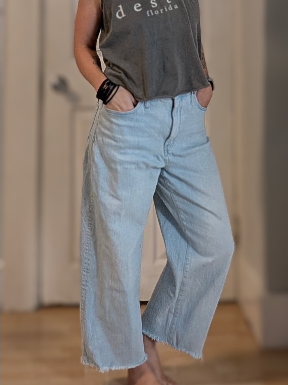 Madewell wide leg crop jeans women’s vintage style